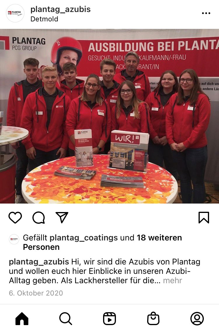 Unsere Instagram Azubi-Seite